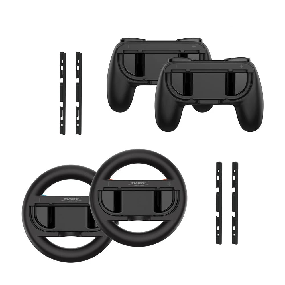 DOBE FOMIS ELECTRONICS Controller Grip and Steering Wheel Handle Kit for Nintendo Switch 2 / Switch / Switch OLED - 3