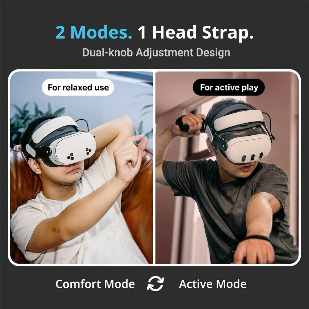 BOBOVR M3 Head Strap for Meta Quest 3 / 3S Adjustable VR Headband Dual Mode Fit - 2
