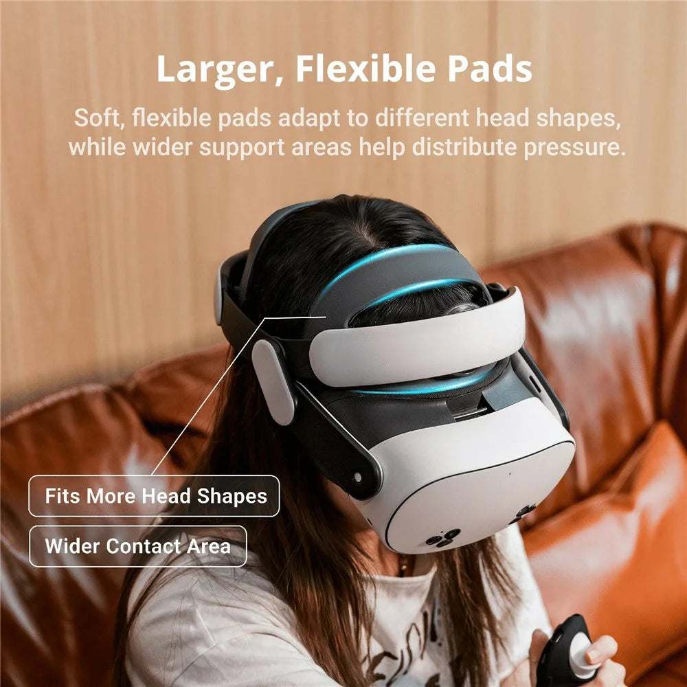 BOBOVR M3 Head Strap for Meta Quest 3 / 3S Adjustable VR Headband Dual Mode Fit - 4