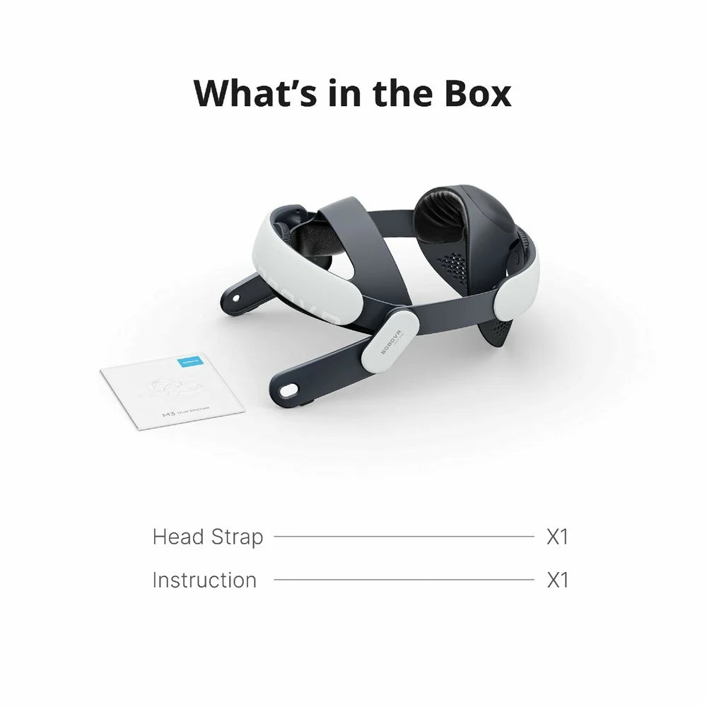 BOBOVR M3 Head Strap for Meta Quest 3 / 3S Adjustable VR Headband Dual Mode Fit - 7
