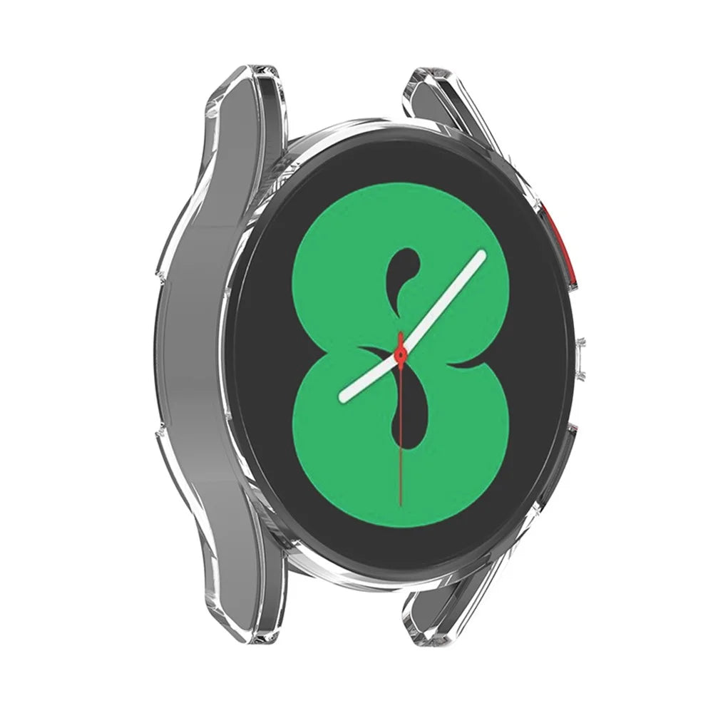Clear Electroplating TPU Watch Frame Case Cover for Samsung Galaxy Watch4 40mm SM-R860 - Transparent - 4