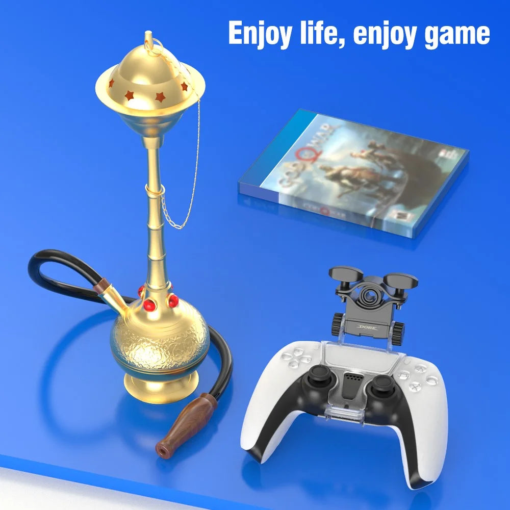 DOBE TP5-0573 Adjustable Game Smoke Pipe Holder Clip Hookah Gamepad Joystick Clamp Bracket for PS5 Wireless Controller - 6
