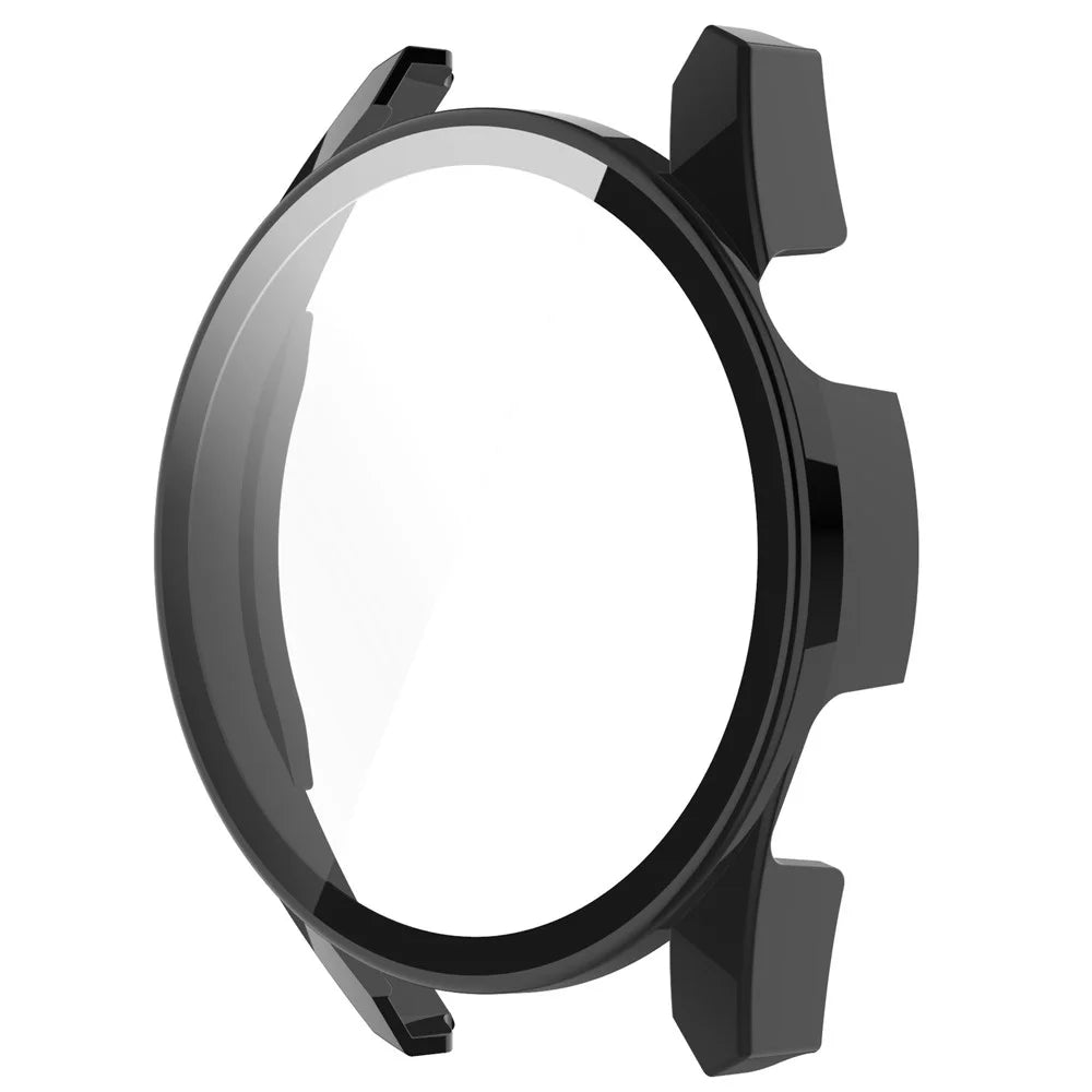 2-in-1 Watch Case Hard PC Frame + Tempered Glass Screen Protector for Huawei Watch GT 3 46mm - Black - 4