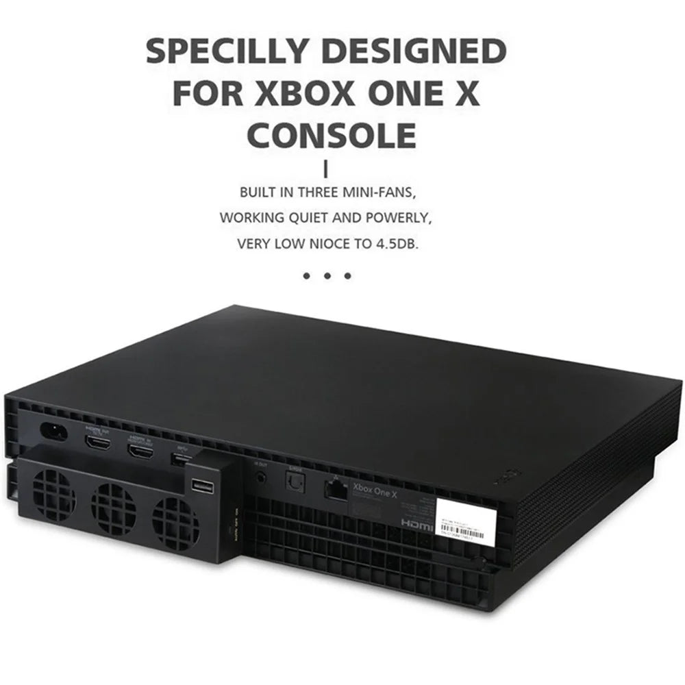 DOBE TYX-1769 For Xbox One X Cooling Fan Game Console Rear Radiator Temperature Control Fan - 3