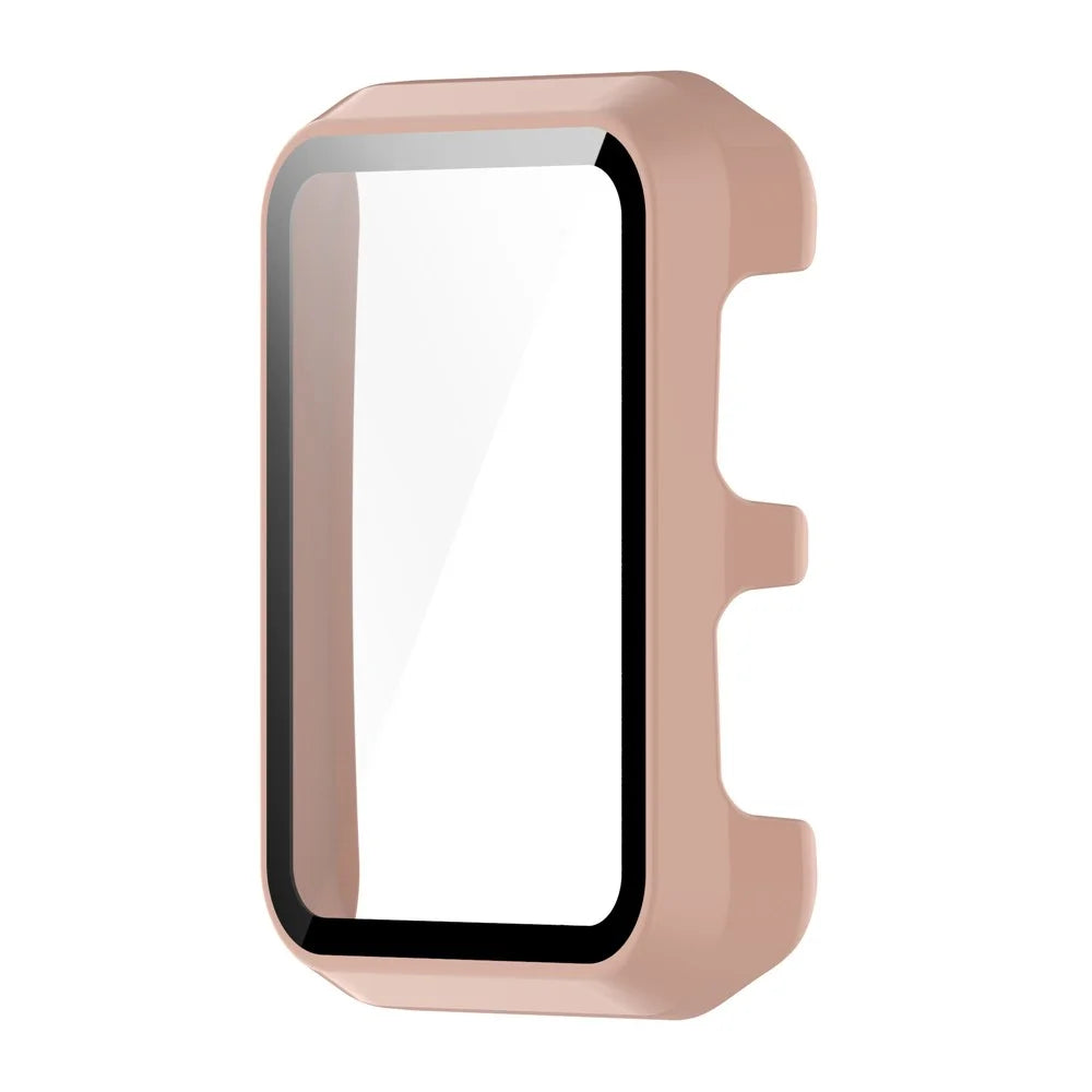 For Huawei Watch D All-around Hard PC Protective Case with Built-in Tempered Glass Screen Protector - Pink - 7