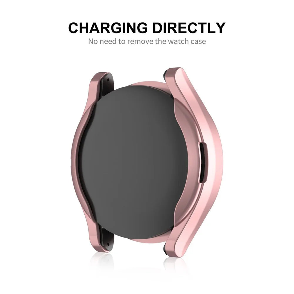 ENKAY HAT PRINCE For Samsung Galaxy Watch5 40mm Soft TPU Scratch Resistant All Around Clear Case with Built-in Screen Protector - 3