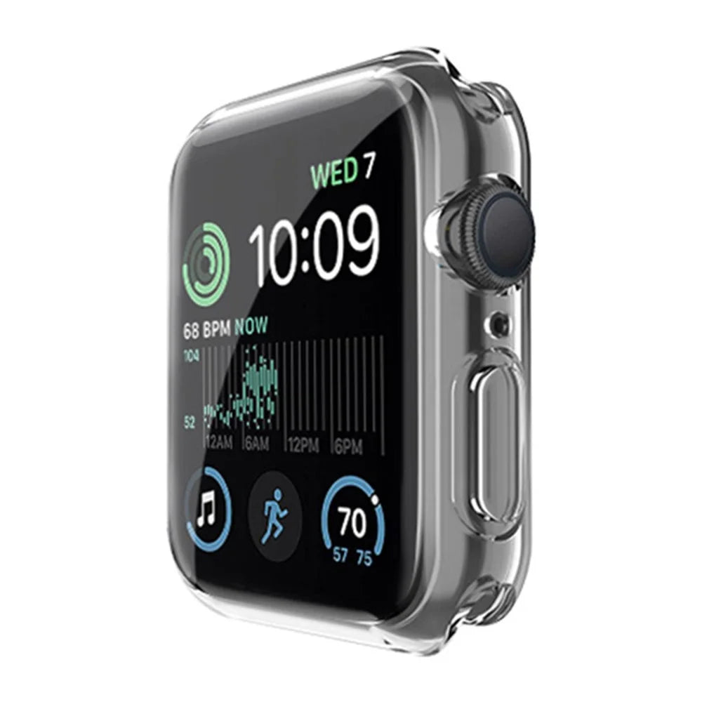 IMAK UX-3 Series for Apple Watch Series SE3 / SE2 / SE1 / 6 / 5 / 4 44mm Overall Protective Case Soft Transparent TPU Cover - 5