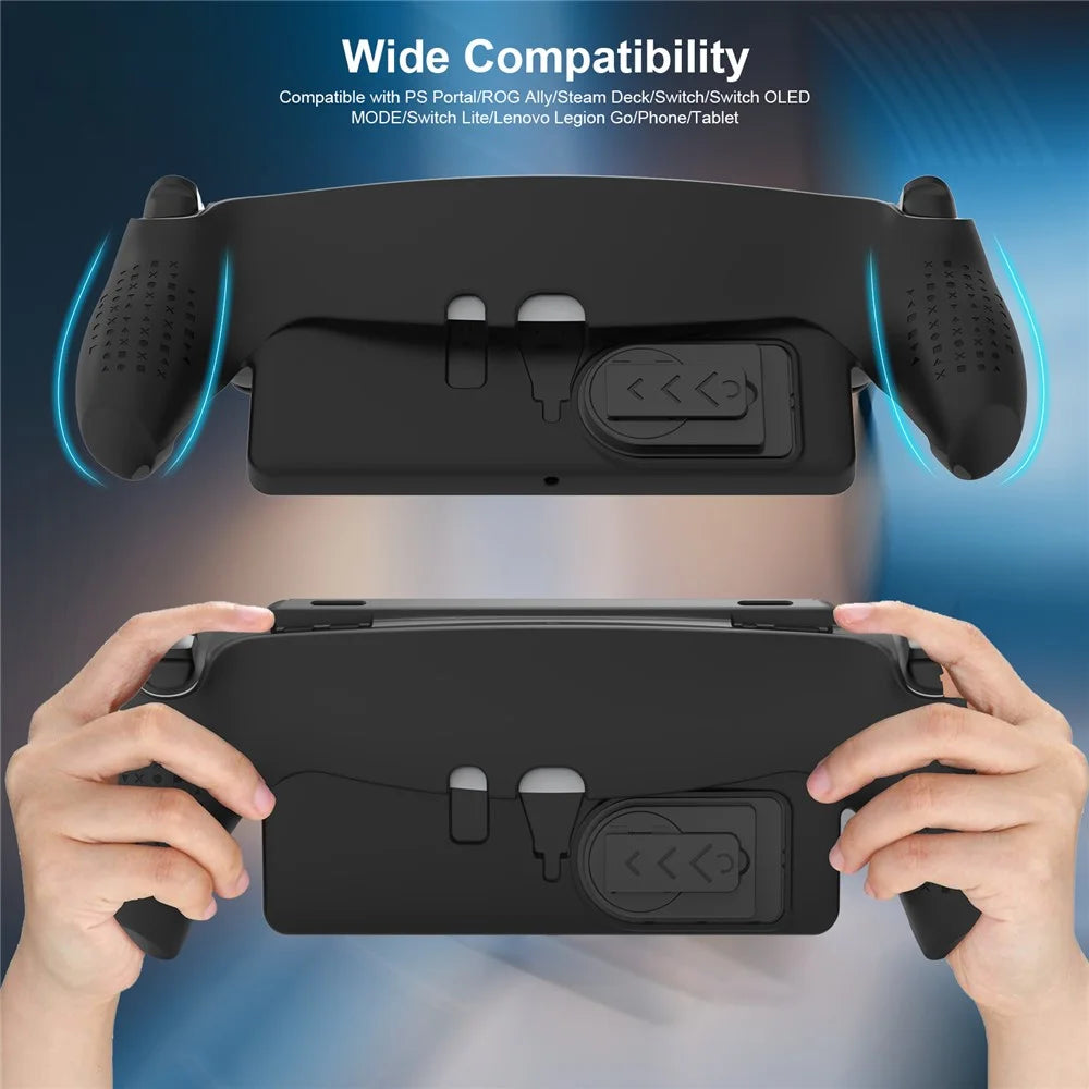 JYS JYS-P5191 For PS5 Portal TPU Protective Case Game Console Anti-drop Shell with Kickstand - Black - 3