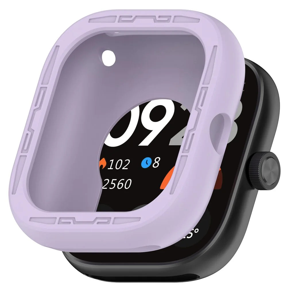 For Xiaomi Redmi Watch 4 Silicone Protective Cover Scratch-Resistant Watch Case - Purple - 3
