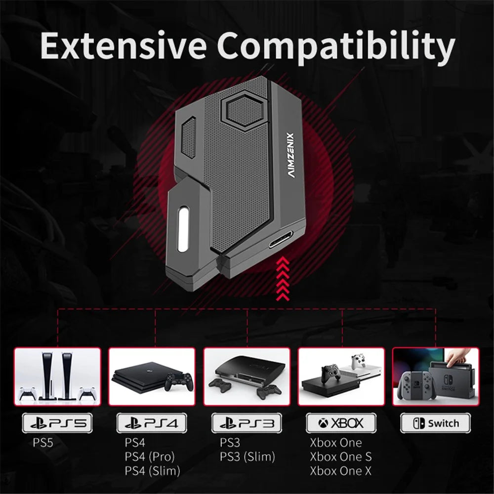GAMWING Blader Game Converter + G7 Keyboard + GM86 Mouse + OTG Adapter Set - 2