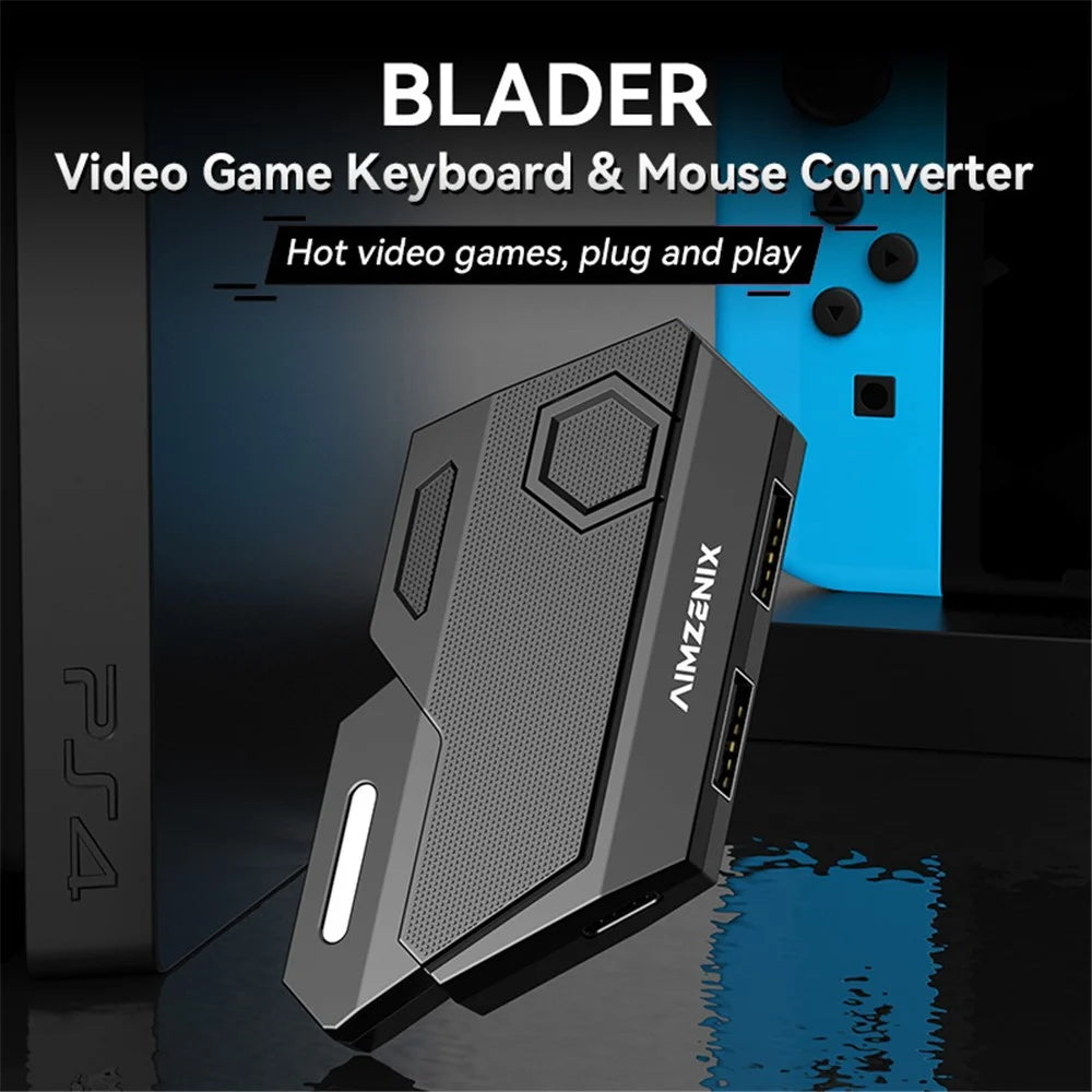 GAMWING Blader Game Converter + G7 Keyboard + GM86 Mouse + OTG Adapter Set - 5