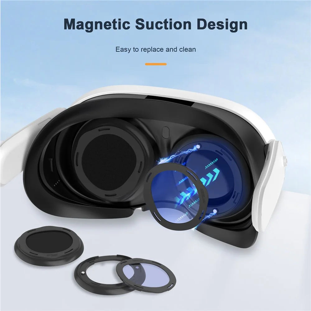 STARTRC GAMES 1 Pair for Meta Quest 3 Anti Blue Light Anti-scratch Lens Protective Cover Set - 5