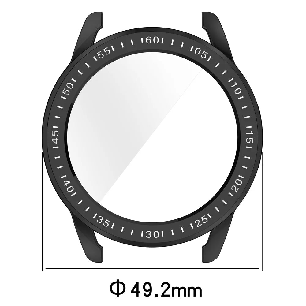 For Xiaomi Watch S3 TPU Watch Protective Case Electroplating Anti-collision Cover - Transparent - 7