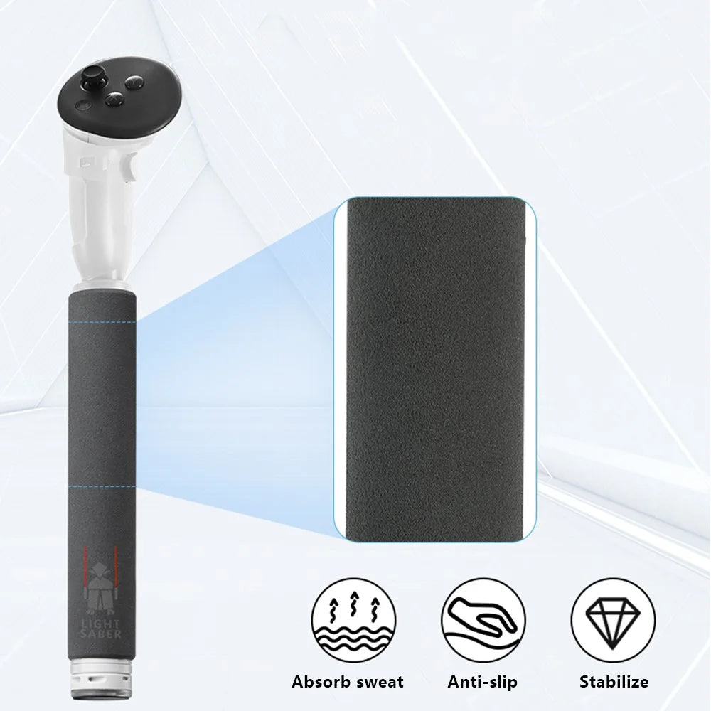 HIBLOKS Gamepad Stick for Oculus Quest 3 Handles Extension Controller Grips ABS+Sponge VR Controller - 3