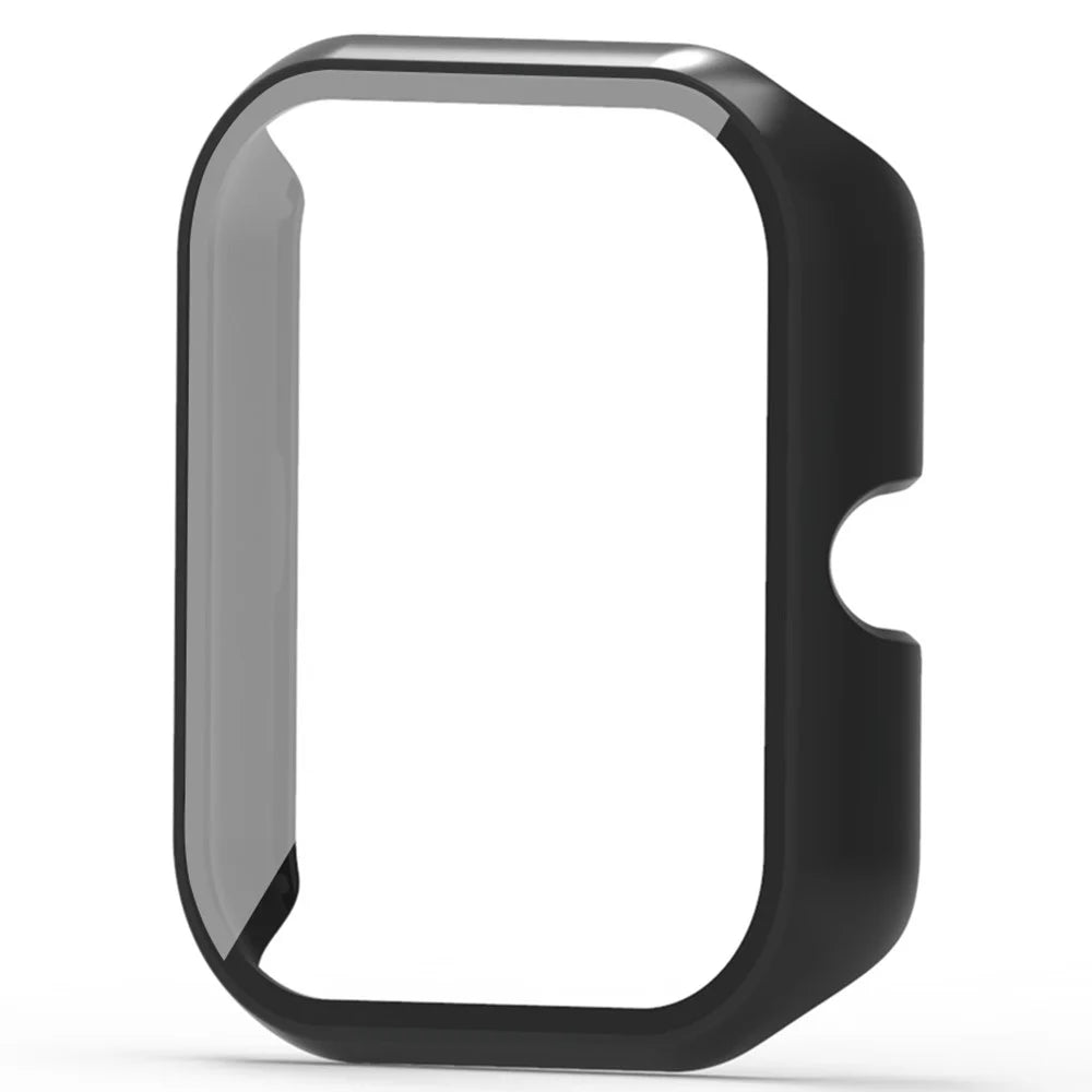 For Haylou GST Lite(LS13) / GST(LS09B) Case Hard PC Watch Case Cover with Screen Protector - Black - 2