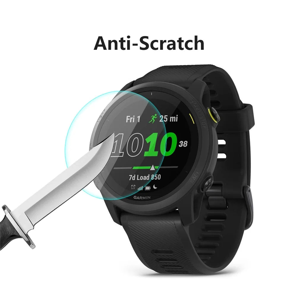 2Pcs / Set ENKAY HAT PRINCE 0.2mm 9H 2.15D Arc Edge Tempered Glass Watch Screen Film for Garmin Forerunner 745 - 5