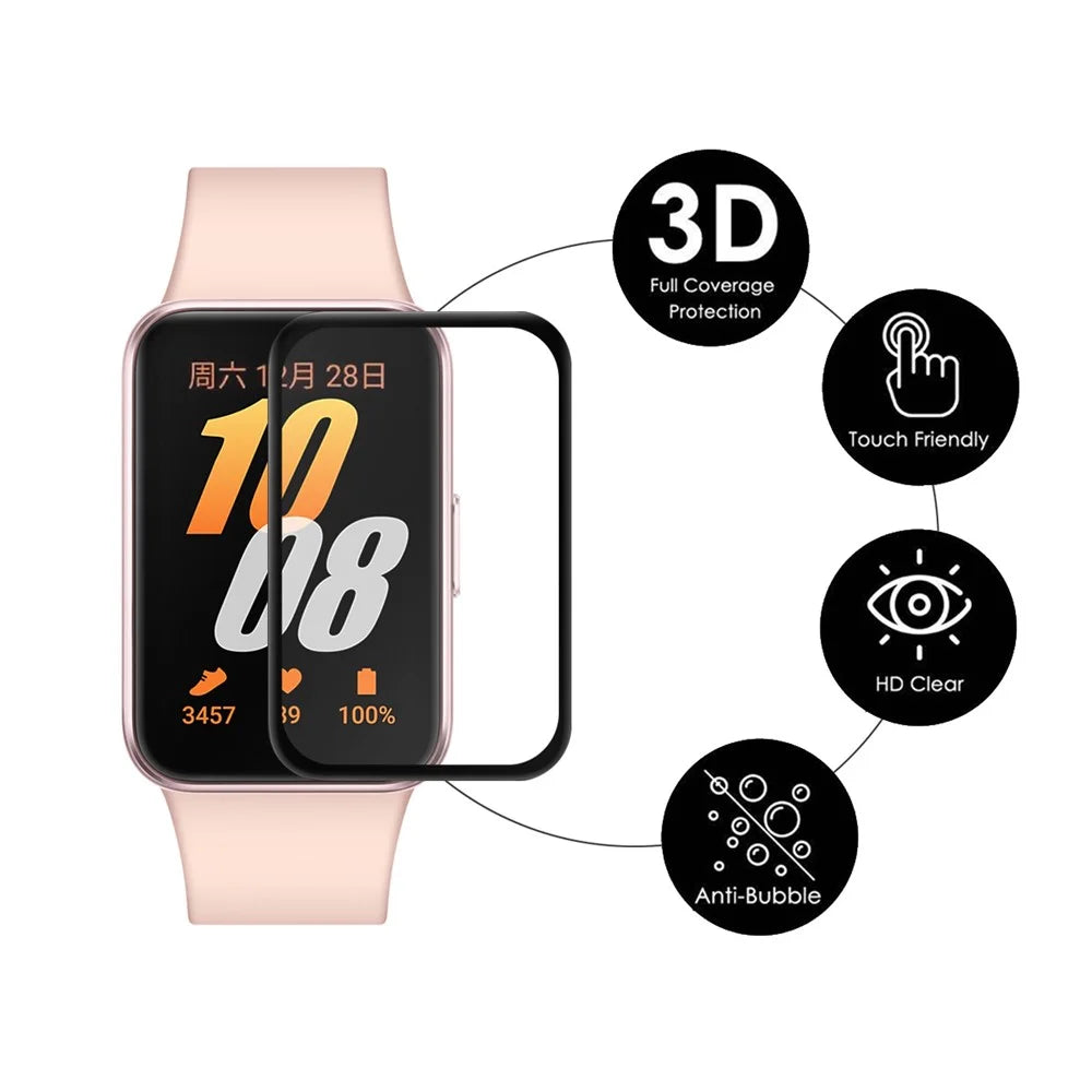 ENKAY HAT PRINCE For Samsung Galaxy Fit3 Screen Protector 3D Curved Soft PC Edge + PMMA Full Coverage HD Film - 2
