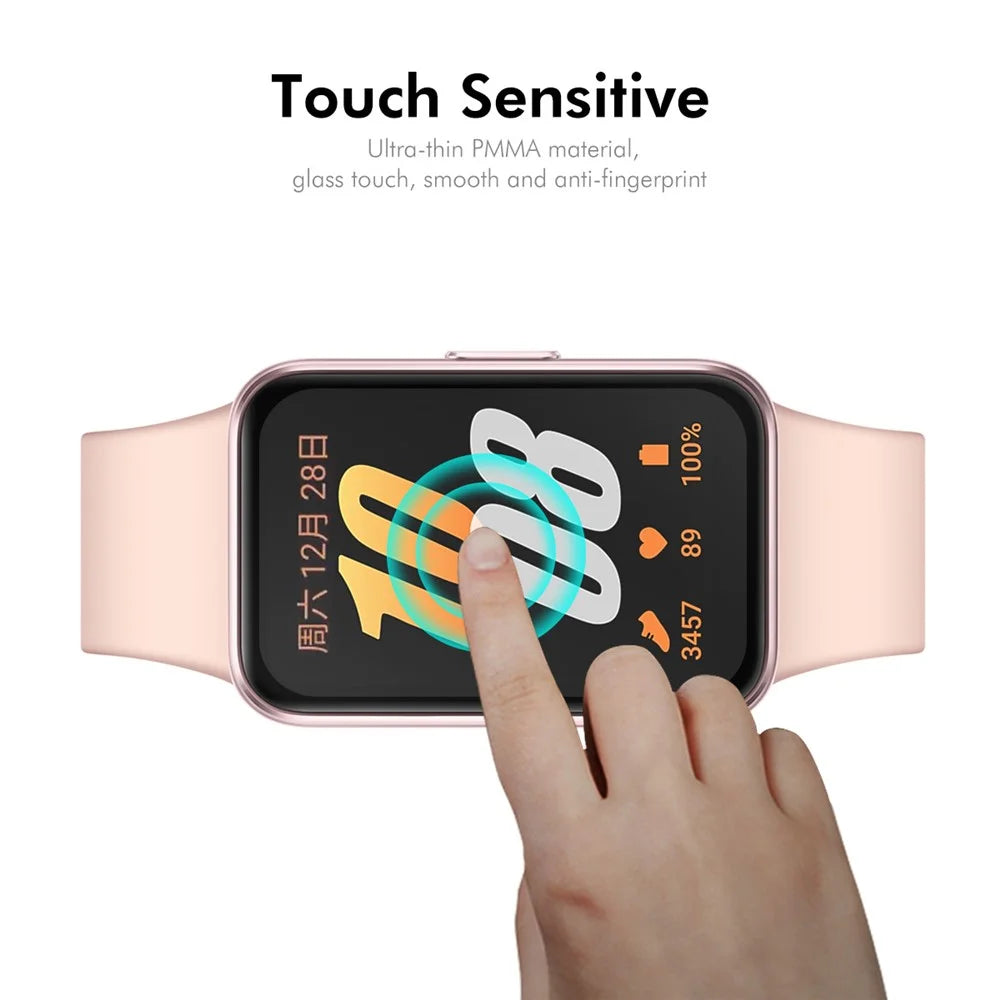 ENKAY HAT PRINCE For Samsung Galaxy Fit3 Screen Protector 3D Curved Soft PC Edge + PMMA Full Coverage HD Film - 4