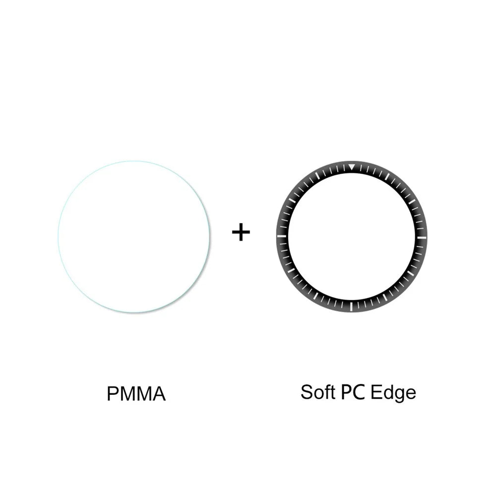 ENKAY 2Pcs/Pack 3D Curved Soft Scale PC Edge + PMMA Full Coverage HD Screen Protector for Amazfit GTR 2 - 3