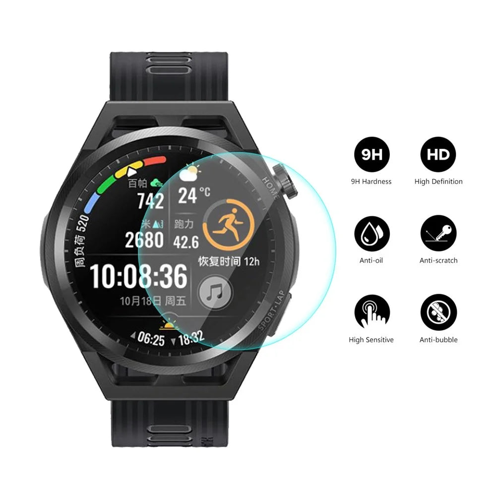 ENKAY HAT PRINCE 2.15D Arc Edge 9H Hardness Anti-Scratch 0.2mm HD Tempered Glass Film for Huawei Watch GT Runner 46mm - 2
