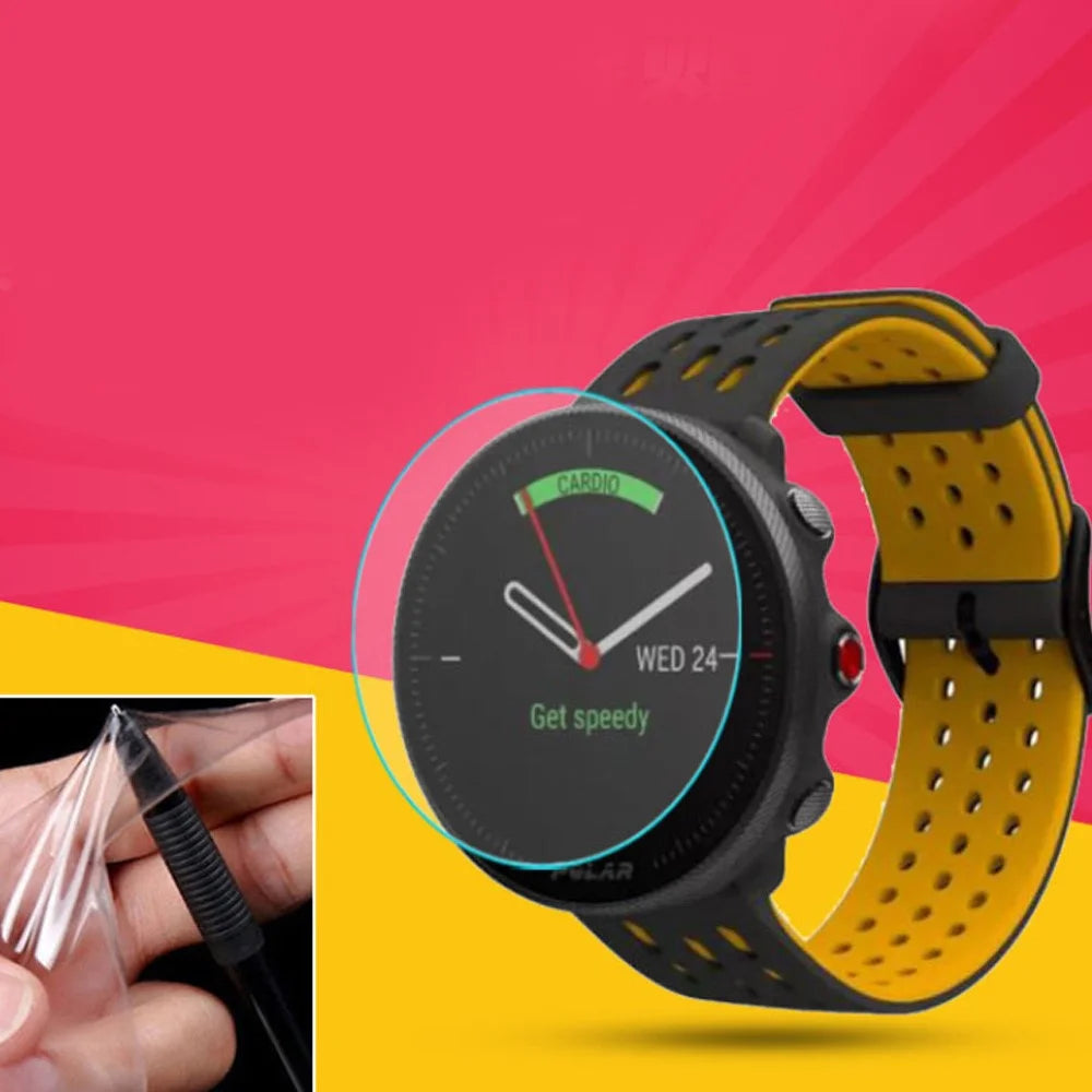 Explosion-proof Soft TPU Screen Protector for Polar Vantage M2 D42mm Smart Watch Protection Clear Film - 3