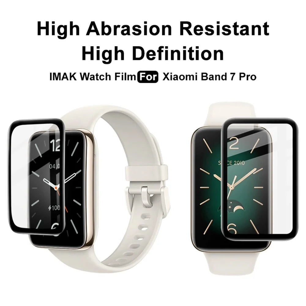 IMAK For Xiaomi Mi Band 7 Pro PMMA Watch Screen Protector Ultra-slim High Transparency Protective Film - 4