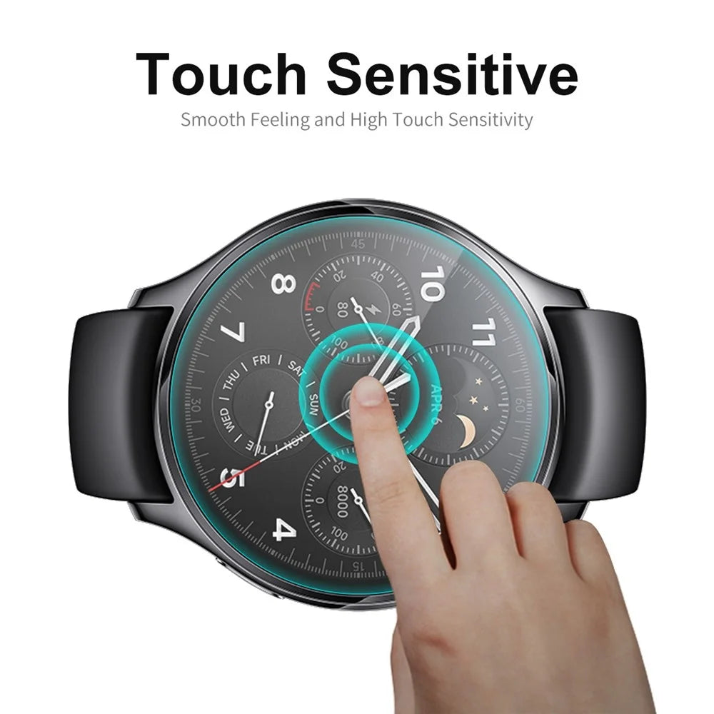 ENKAY HAT PRINCE 2Pcs / Set for Xiaomi Watch S1 Pro Screen Protector Anti-explosion HD Clear 0.2mm 9H High Aluminum-silicon Glass Film - 3