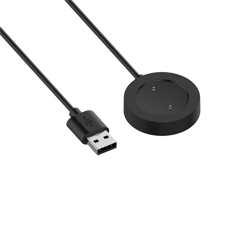 1.0M USB Charger Adapter Charging Dock Cradle Cable for Xiaomi Mi Watch Color Sport - Black - 6