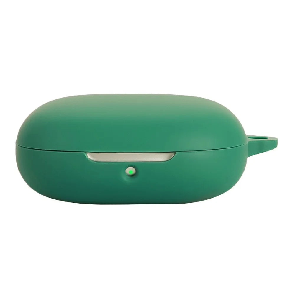 For Xiaomi OpenWear Stereo Pro Wireless Earphones Silicone Case Protective Cover with Anti-Lost Hanging Buckle - Blackish Green - 1