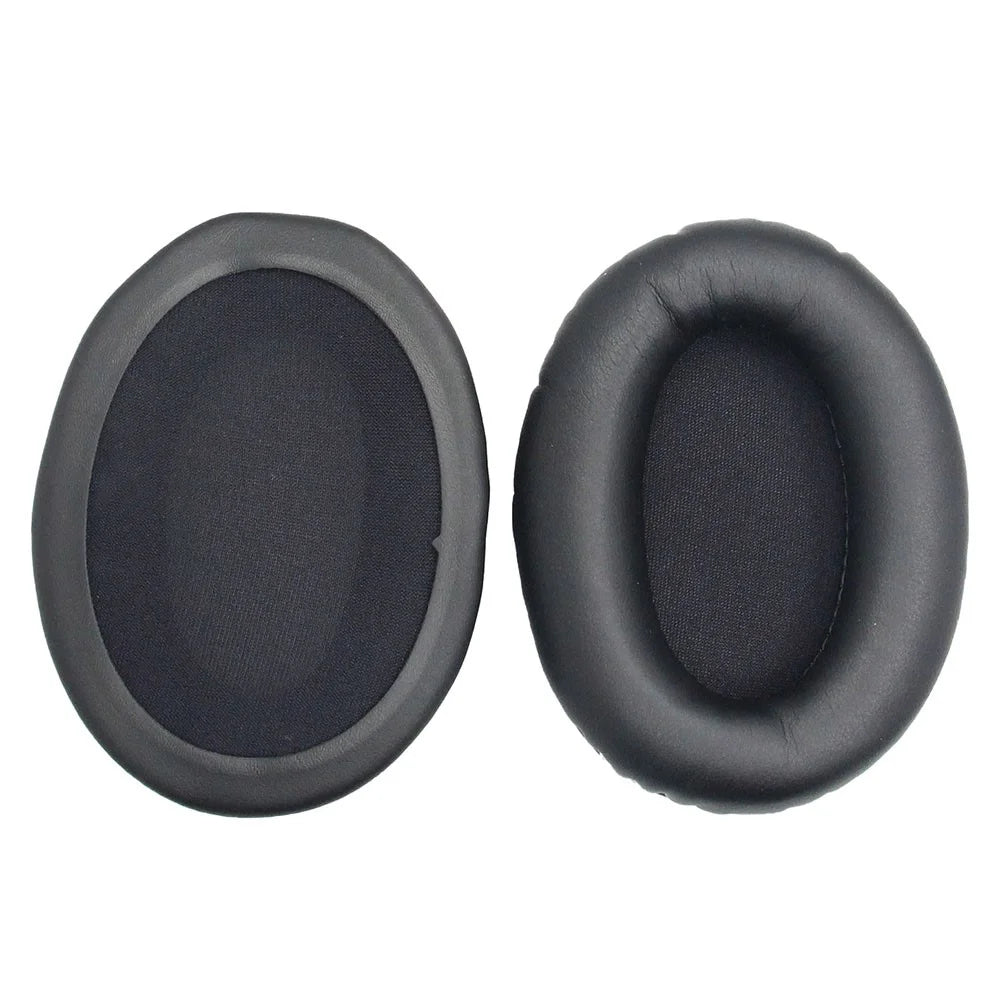 1 Pair JZF-173 Replacement Ear Cushion Pads for Kingston HSCD KHX-HSCP HyperX Cloud II - Black/Protein Leather - 2
