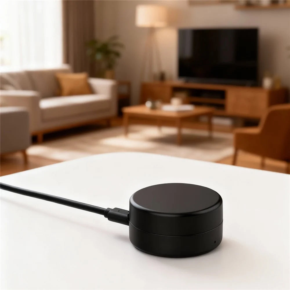 XY-152 For Oura Ring Gen 3, Size 9 Wireless Charging Case with USB Cable Smart Ring Portable Charger - Black - 4