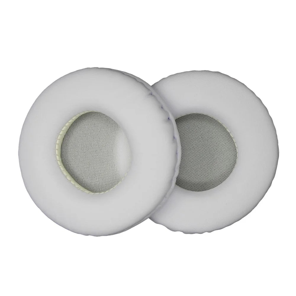 JZF-616 45mm Headphone Ear Pads For KOSS PortaPro / Audio-Technica ATH-ON300 / ON3 / ON303 / ONTO Replacement Cushions Protein Leather Memory Foam - White - 1