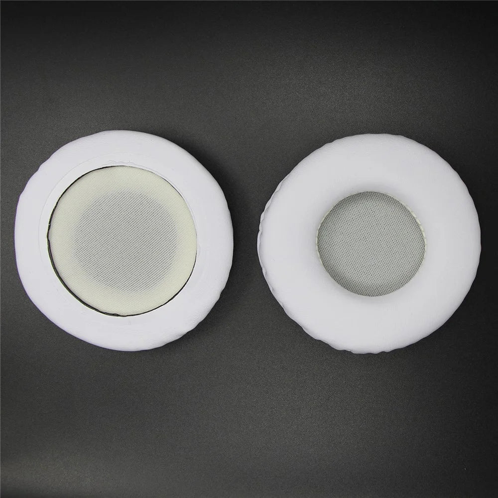 JZF-616 45mm Headphone Ear Pads For KOSS PortaPro / Audio-Technica ATH-ON300 / ON3 / ON303 / ONTO Replacement Cushions Protein Leather Memory Foam - White - 2
