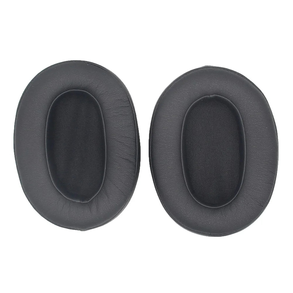 1 Pair JZF-365 Noise Blocking Protein Leather Headphones Ear Pads Ear Cushion for Sony WH-XB900N - Black - 1