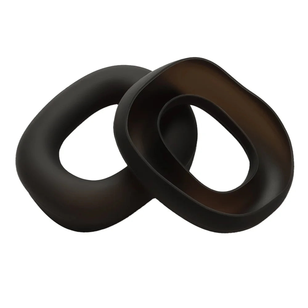 2Pcs for Xiaomi REDMI Headphones Neo Silicone Earpads Cover Soft Silicone Protective Case - Black - 2