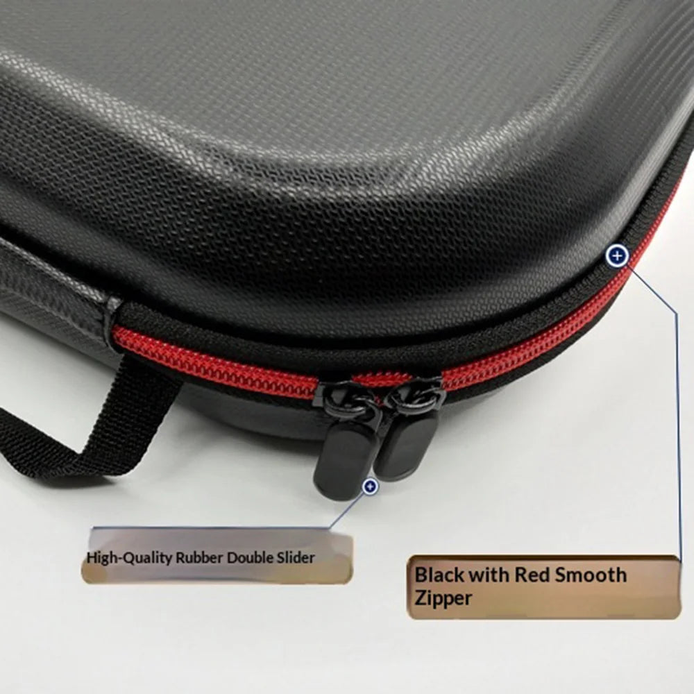 For Asus ROG Delta II Headphone Case Shockproof Portable EVA Hard Storage Case - Leather Style - 2