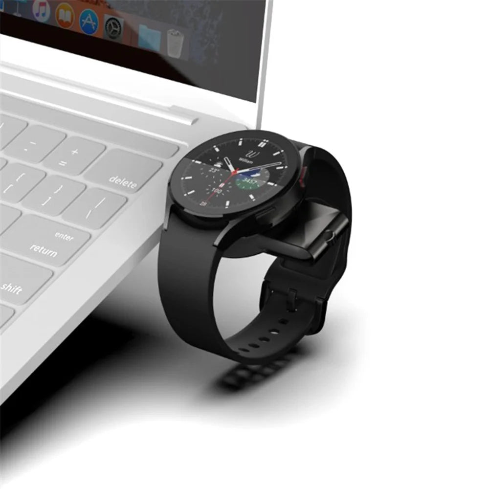 T304-S USB+Type-C 2 in 1 Magnetic Wireless Fast Charger for Samsung Galaxy Watch 3 4/Galaxy Watch Active 1 2 - 3