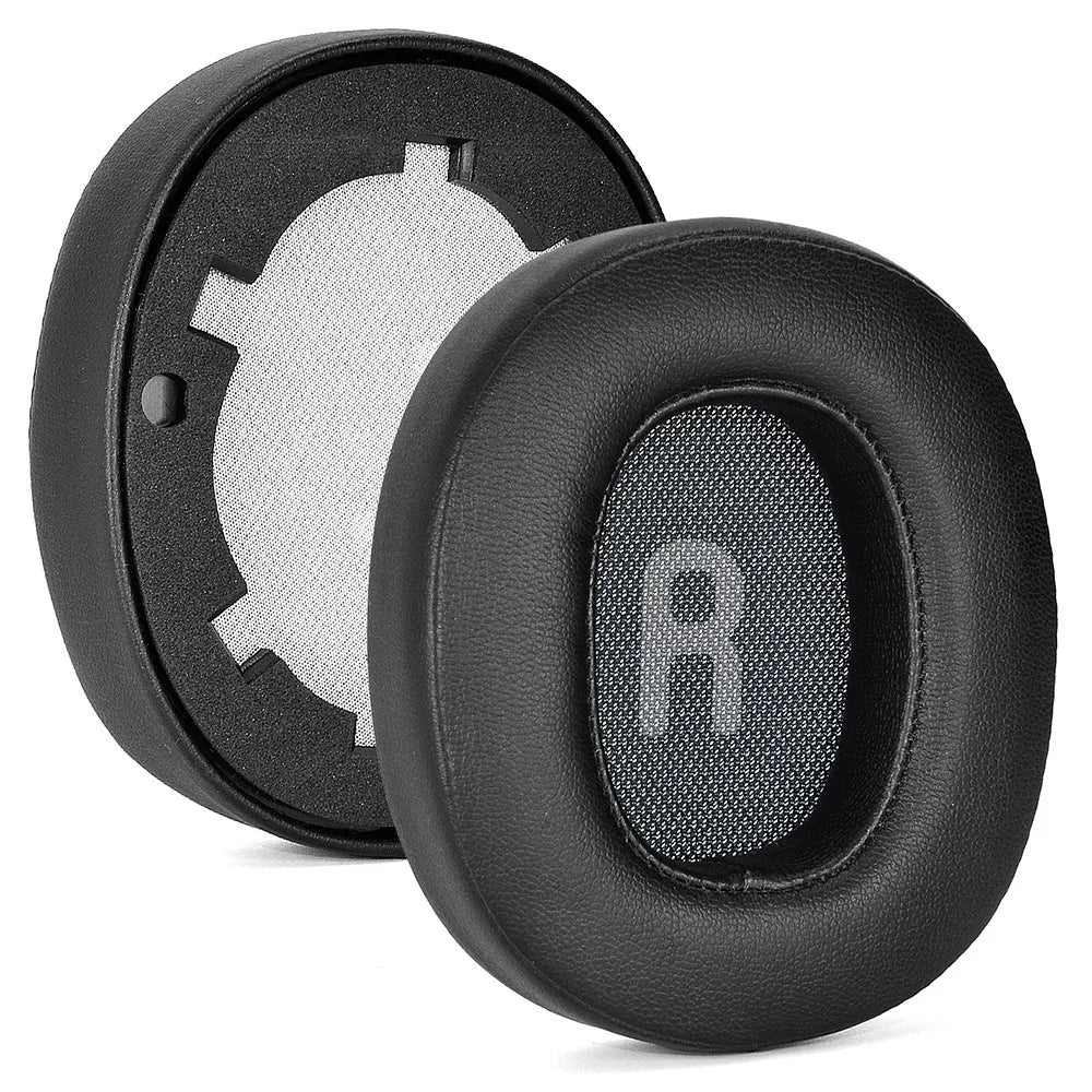 1 Pair Replacement Ear Pads Protein Leather Cushions for JBL TUNE700 T750BTNC Headset Earmuff Cover - Black - 1