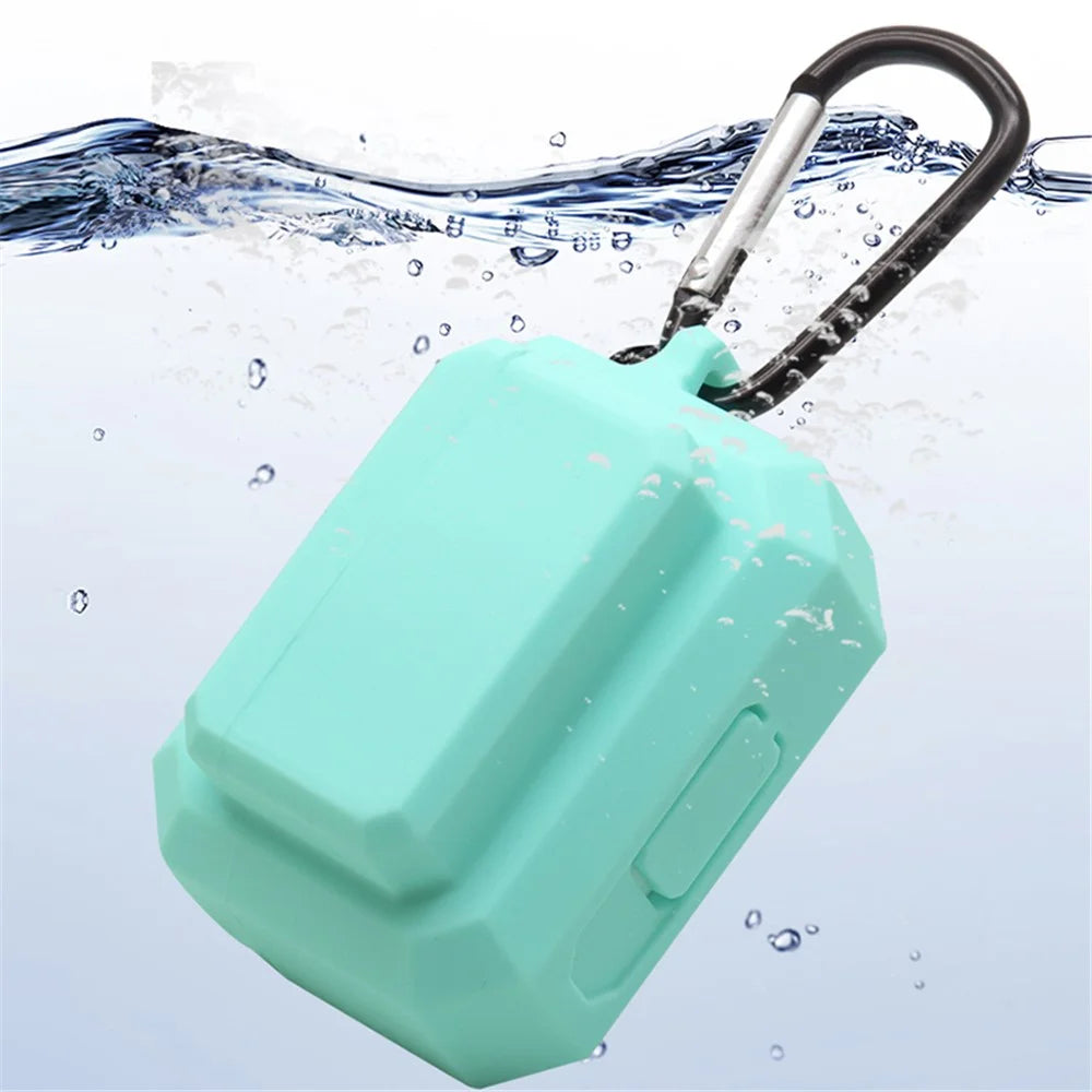 For Apple AirPods Pro 3-in-1 Silicone Anti-Fall Case + Ear-Tip + Anti-Lost Carabiner Protection Set - Red - 6