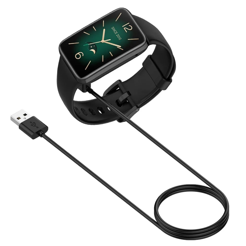 1m For Xiaomi Mi Band 7 Pro / Redmi Watch 2 / Watch 3 / Watch 3 Lite Built-in Voltage Regulator Chip Magnetic USB Watch Charger Cable - 4