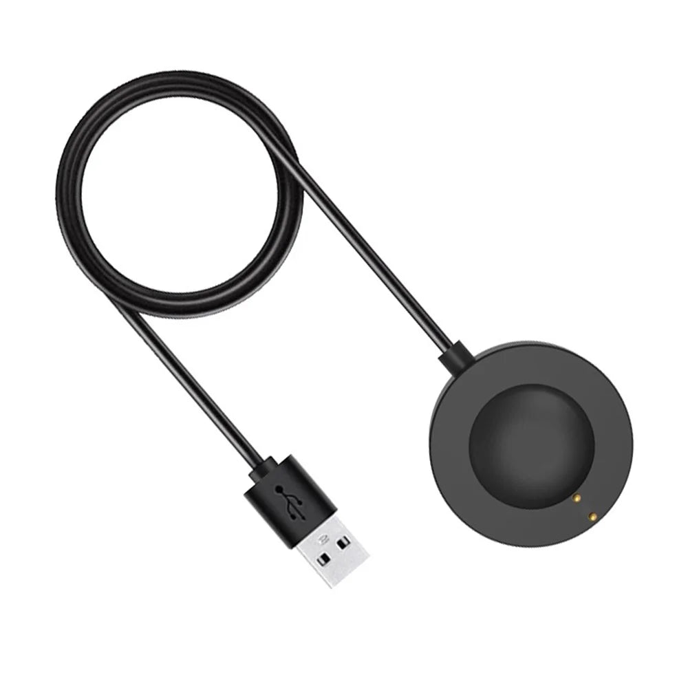 1m For Fossil Gen 6 / Gen 5 FTW4024 / FTW4025 / FTW4026 Smartwatch USB Charger Magnetic Absorption Charging Dock Cable - Black - 3