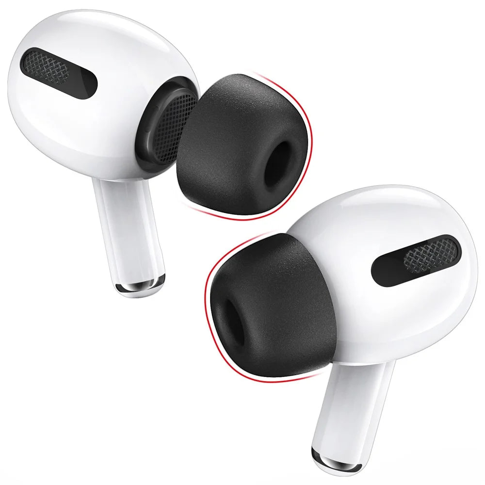 AHASTYLE WG28 3 Pairs L Size In-ear Earphone Tips for Apple AirPods Pro / AirPods Pro 2 Replacement Memory Foam Earbuds Cover - 6
