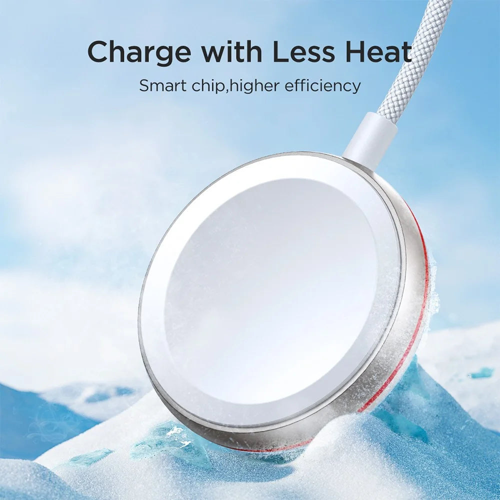 JOYROOM S-IW012 2 in 1 1.5m USB-C to Watch Magnetic Charger + 1.5m PD 30W Fast Charging Cable for Apple Watch / iPhone / iPad - 5