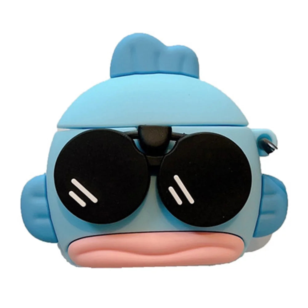 Clownfish Silicone Cover for AirPods with Charging Case (2016) / (2019) / AirPods with Wireless Charging Case (2019) Protective Case - 1