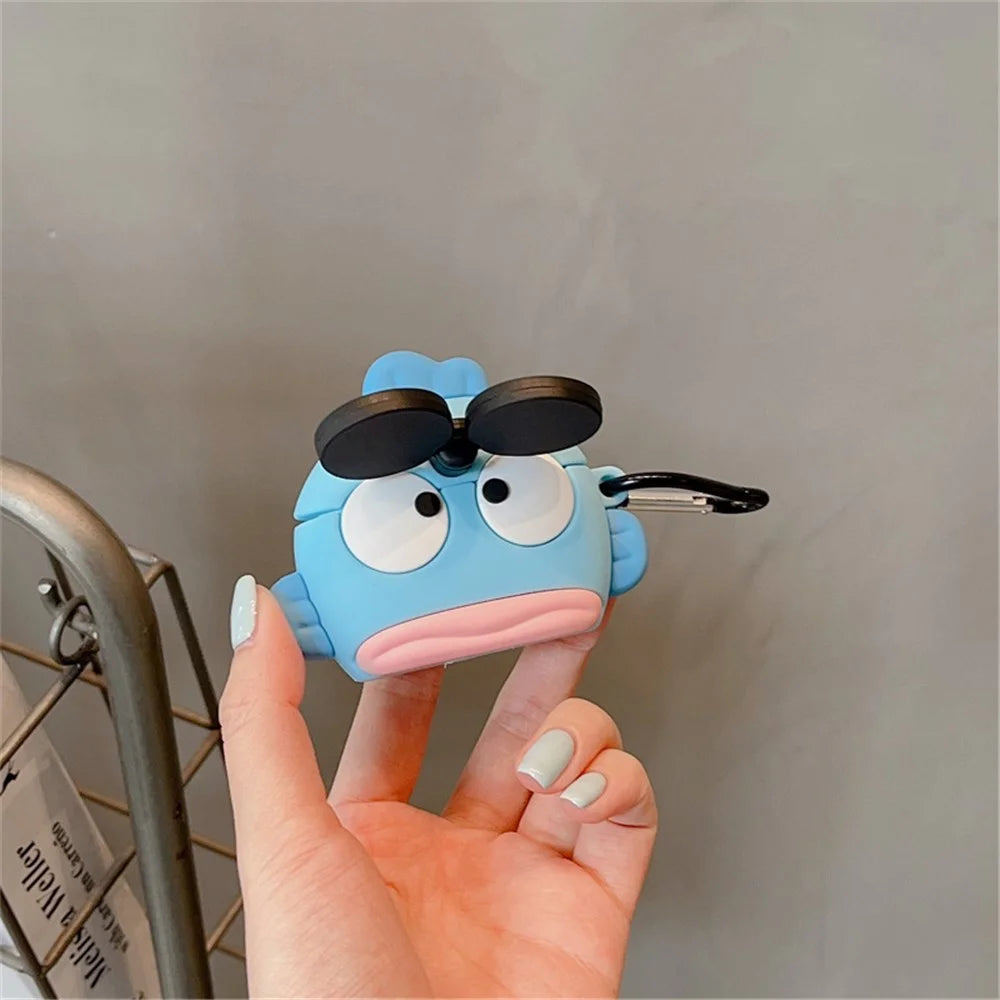 Clownfish Silicone Cover for AirPods with Charging Case (2016) / (2019) / AirPods with Wireless Charging Case (2019) Protective Case - 2
