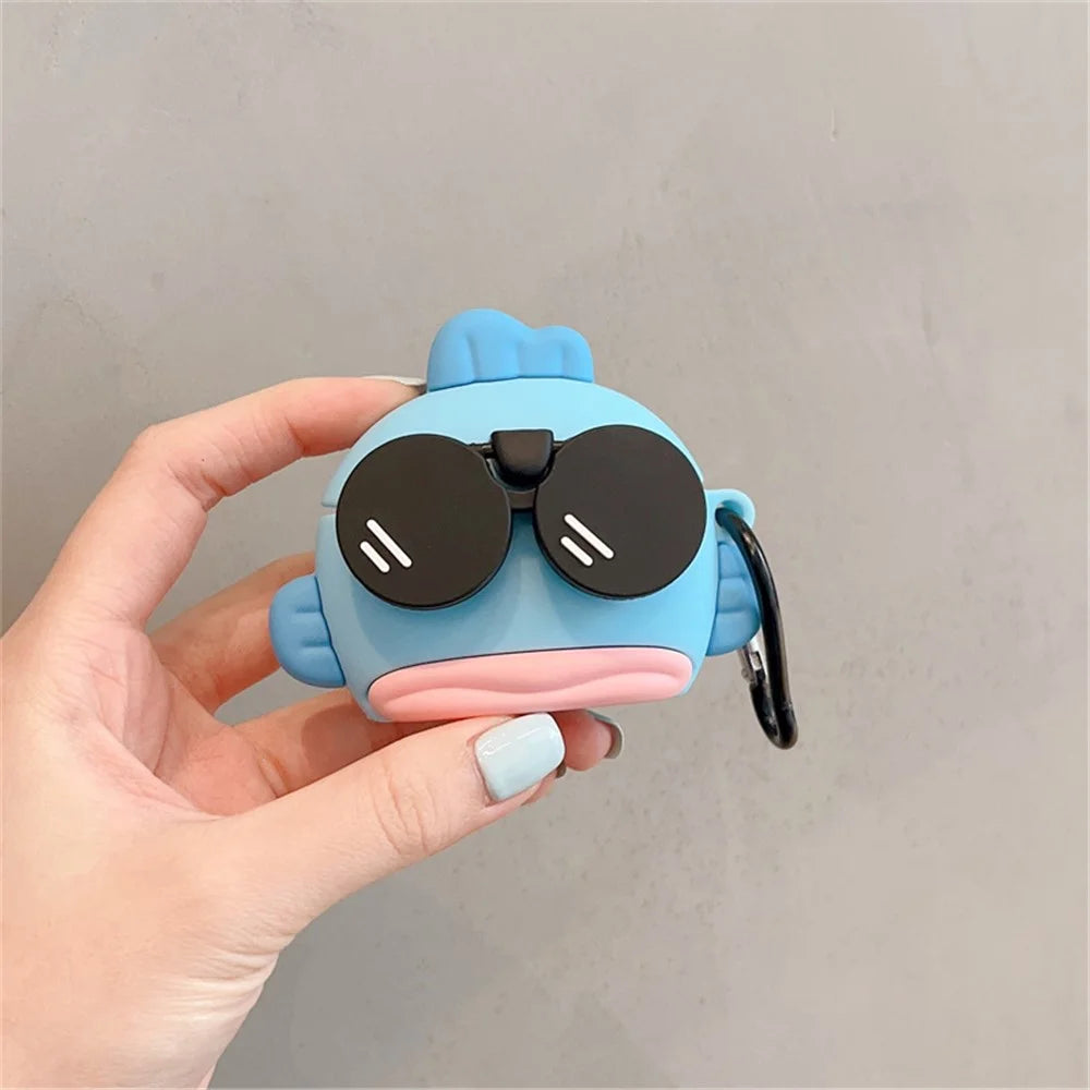 Clownfish Silicone Cover for AirPods with Charging Case (2016) / (2019) / AirPods with Wireless Charging Case (2019) Protective Case - 3