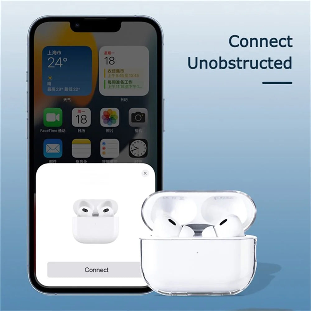For Apple AirPods 3 Case Dust-proof Crystal Clear Hard PC Earphone Cover - 5