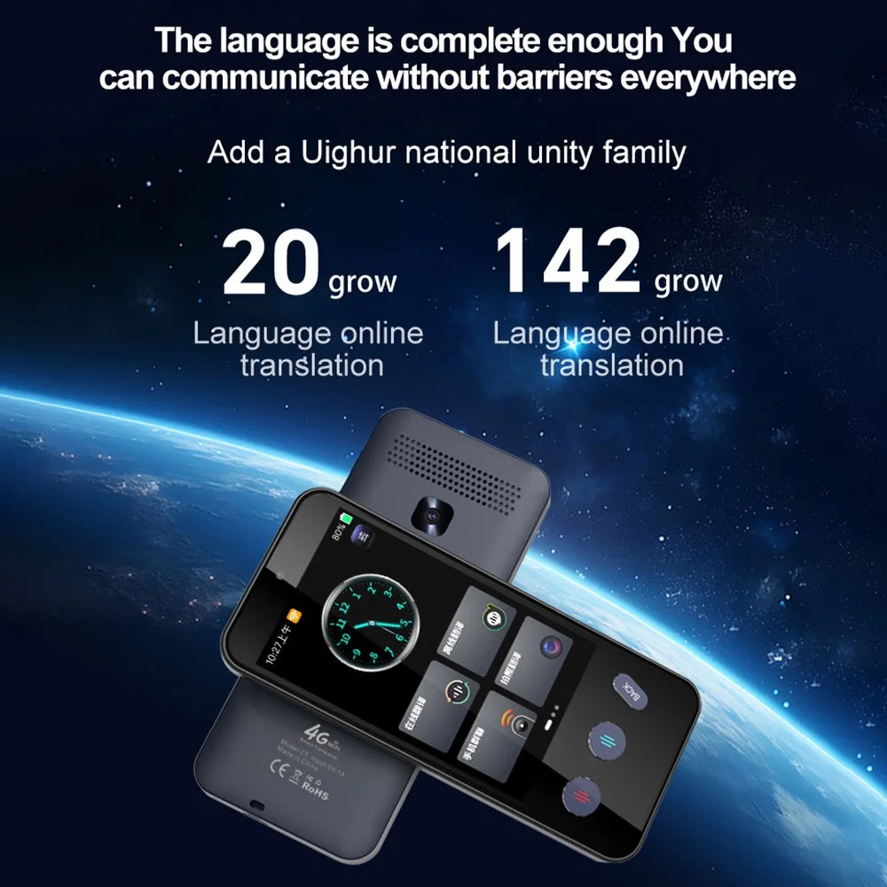 Z9 4.5 inch IPS Full View 4G Translator 13MP Auto Zoom Multilingual Device with Simultaneous / Offline / Photo / Recording Translation - 6