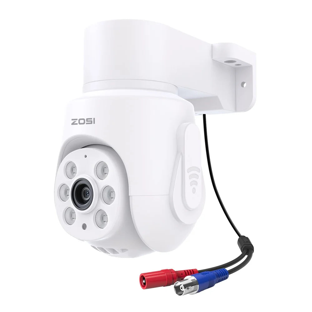 ZOSI 5MP 3K PTZ Security Camera Compatible with Zosi 5MP / 4K CCTV DVR 360 Degree Pan 90 Degree Tilt HD TVI Wired Outdoor Indoor 65ft Infrared Night Vision One Way Audio Safety Camera - 1