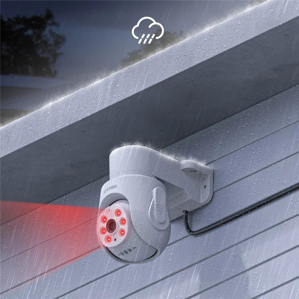 ZOSI 5MP 3K PTZ Security Camera Compatible with Zosi 5MP / 4K CCTV DVR 360 Degree Pan 90 Degree Tilt HD TVI Wired Outdoor Indoor 65ft Infrared Night Vision One Way Audio Safety Camera - 2